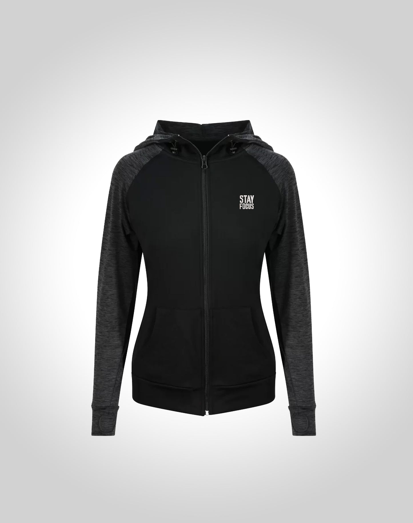 SUDADERA ABIERTA DE DEPORTE MUJER